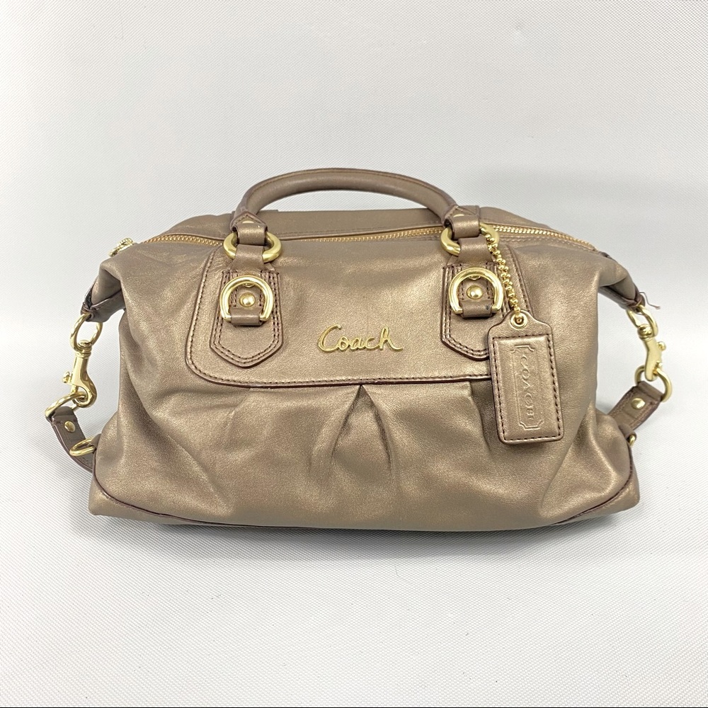 Coach Ashley F15445 Leather Convertible Satchel, Purse, Shoulder Bag